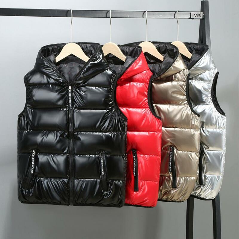 Male Casual Thick Warm Waistcoat Mens Winter Windproof Sleeveless Jacket Parkas Women Sleeveless Size 4XL Jacket