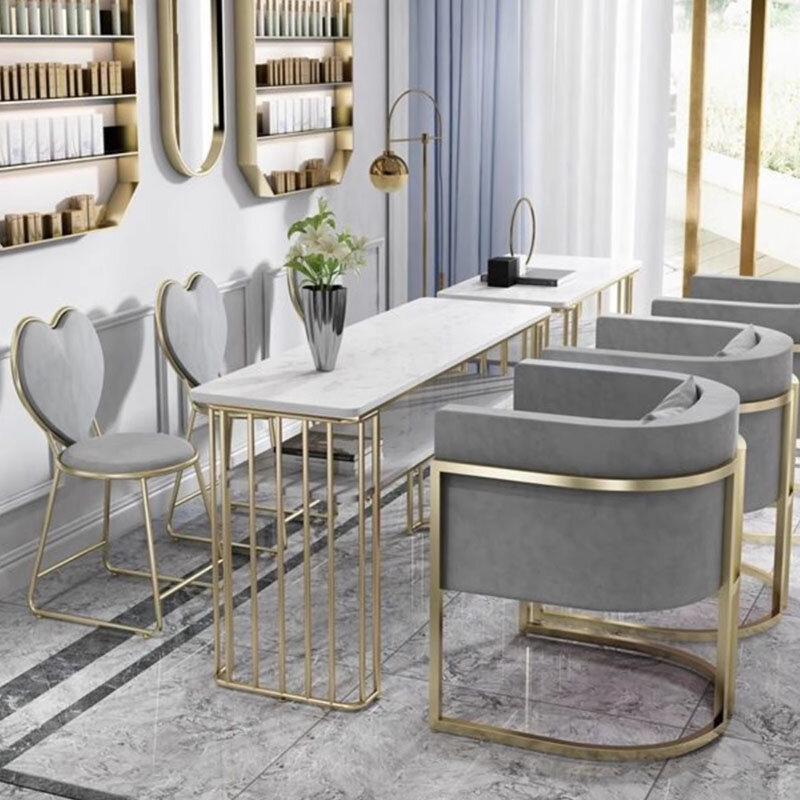 プロのための美的ネイルテーブル,マニキュア家具,ピンクのサロン,ジュエリークリーナー,高級デザイン
