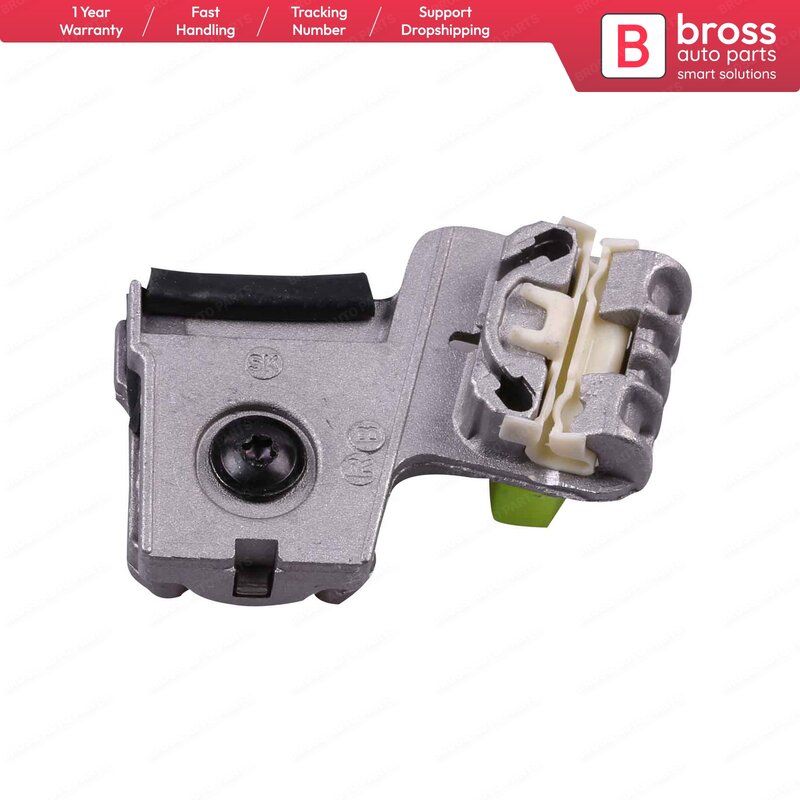 Bross Auto Parts BWR43 Electrical Power Window Regulator Clip, Metal, front Right for RB VW Golf MK4 Bora Peugeot 607 Top Store