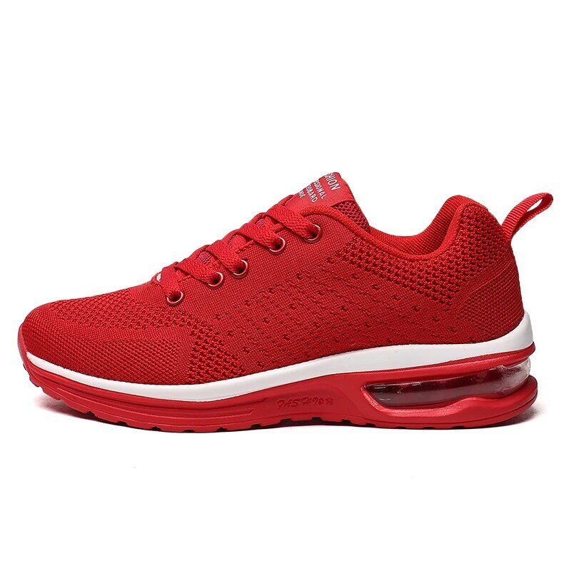 Running Shoes Unisex Breathable Sneakers Woman Brand Sport Shoe 2021 Outdoor Air Cushion Light Lace Fitness Shoes Big Size 35-47