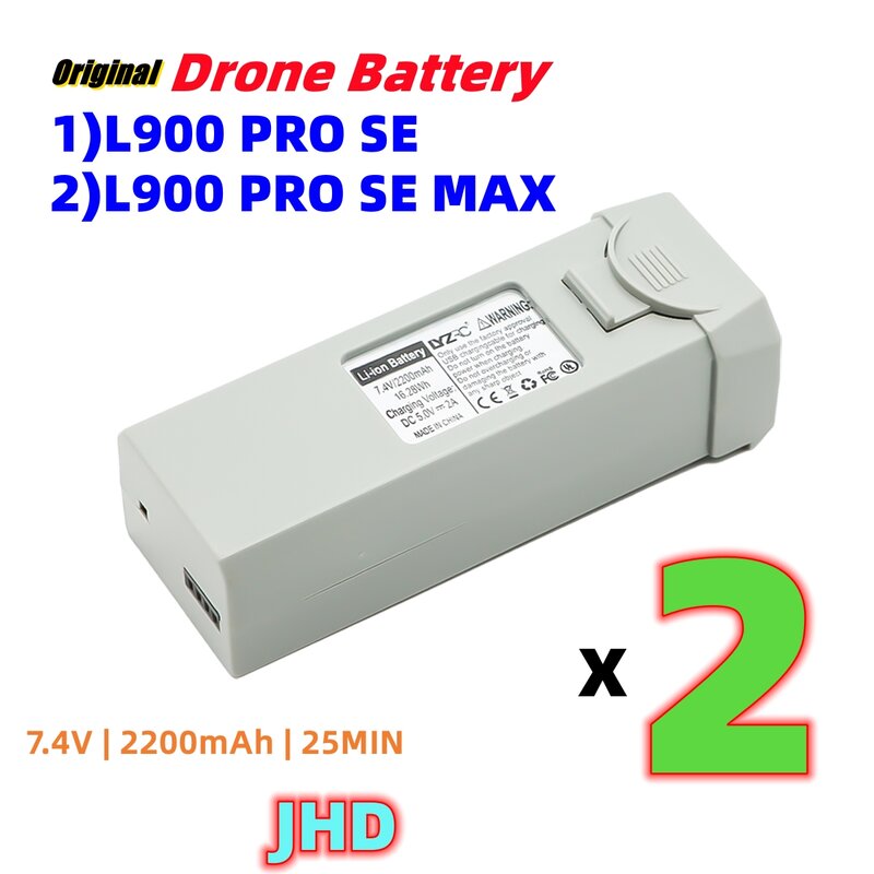 JHD Original L900 Pro Se Battery Drone Battery For L900 PRO SE  Max Drone Battery Accessories Quadcopter L900 SE MAX Battery