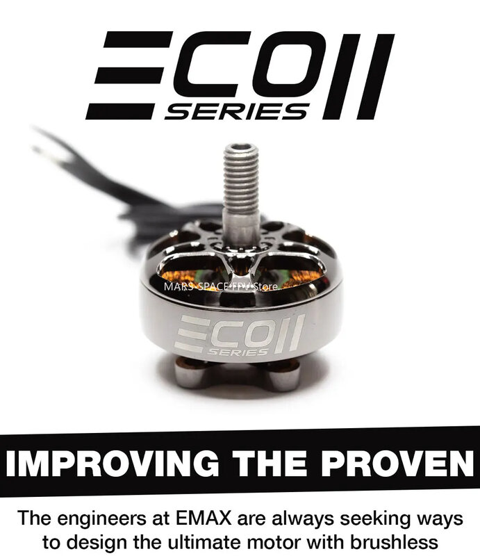 EMAX ECOII Series ECO II 2807 6S кв 5S кв 4S кв бесщеточный двигатель для FPV гоночного радиоуправляемого дрона, запчасти для самостоятельной сборки