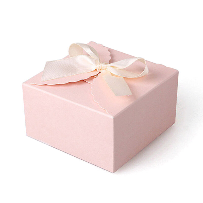 Scatola di imballaggio pieghevole per sapone fatta a mano quadrata scatola regalo per organizzatore di gioielli contenitori per caramelle piccoli contenitori per feste regalo per bambini