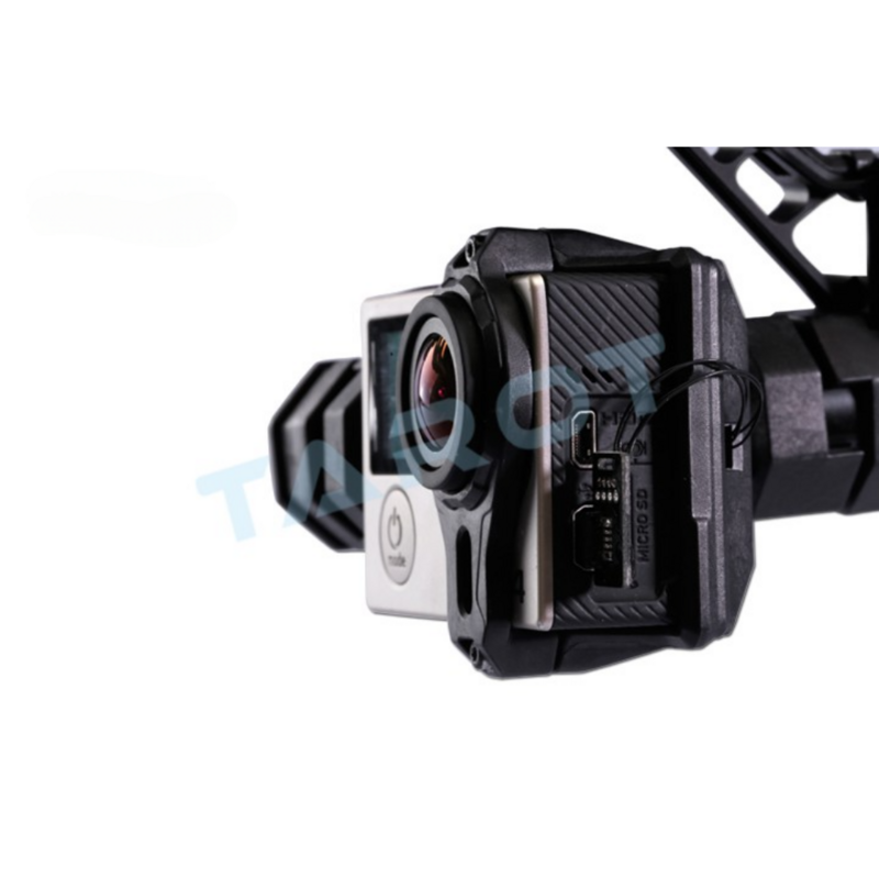 TAROT-amortiguador Dual T4-3D, de 3 ejes cardán TL3D02 para Gopro Hero4/3 +/3, cámara deportiva para multicóptero FPV