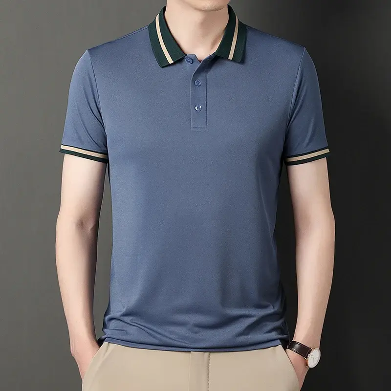 Men's Spring/Summer New Casual Fashion Comfortable Short Sleeve Polo