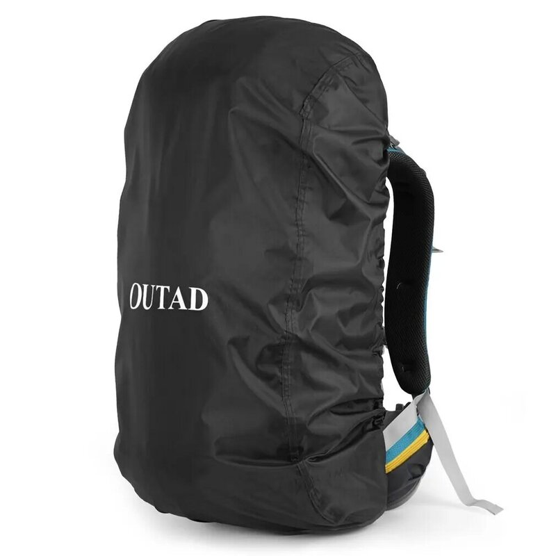 Водонепроницаемый рюкзак унисекс, защита от дождя, прочный, для туризма и кемпинга, черная уличная сумка для взрослых