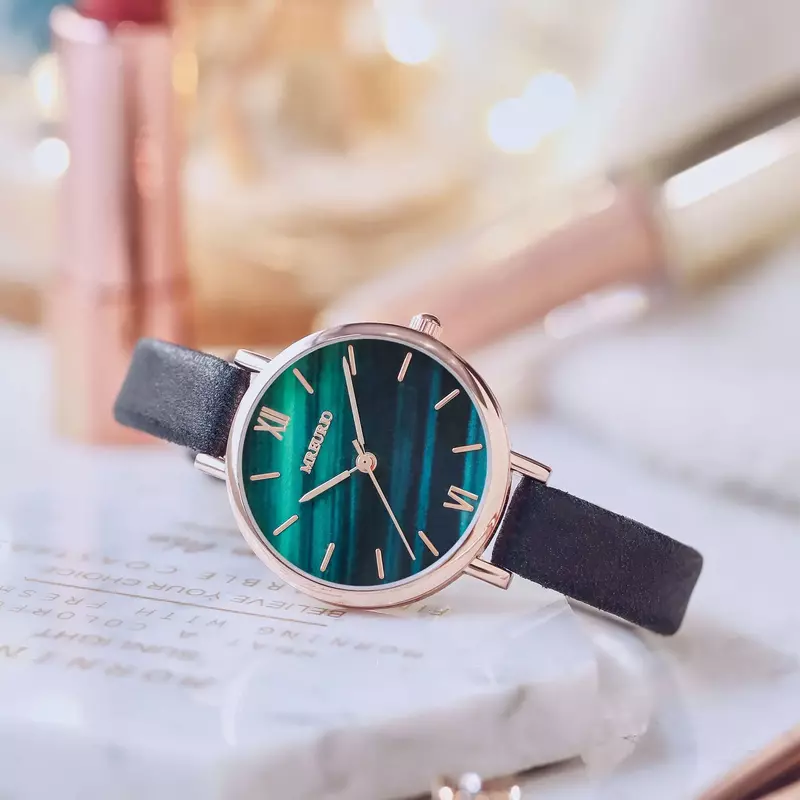 Популярные модные Универсальные водонепроницаемые женские кварцевые часы для отдыха