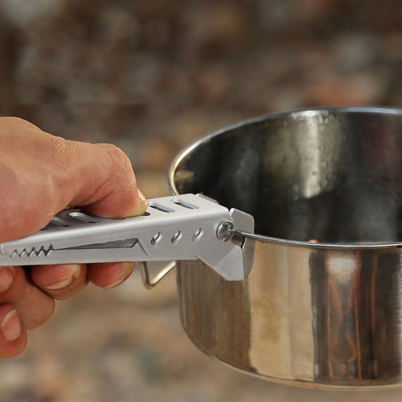 Aluminium Alloy Hot Pan Bowl Clip Bowl Pot Grippers Anti-panas Menangani Clip Grippers