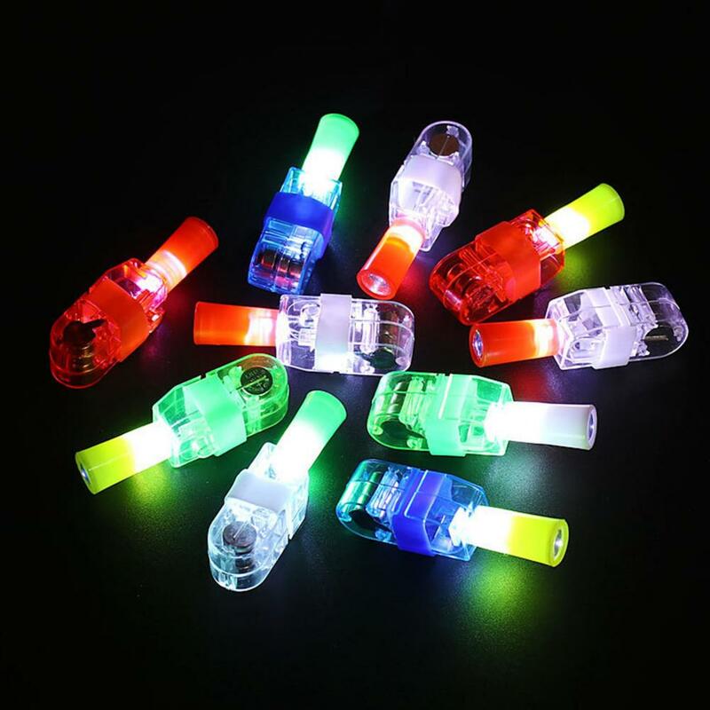 Mini Projection Light Kids Party Favor Led Finger Lights with Elastic Band Rings Long-lasting Projection Light for Classroom