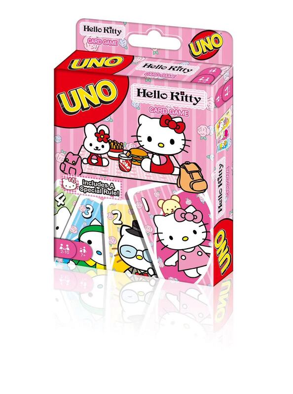 Un rabat! Jeu de société UNO Hello Kitty Sanurgente pour enfants et adultes, cartes à jouer, jeu de table, jouet de Noël, cadeau d'anniversaire