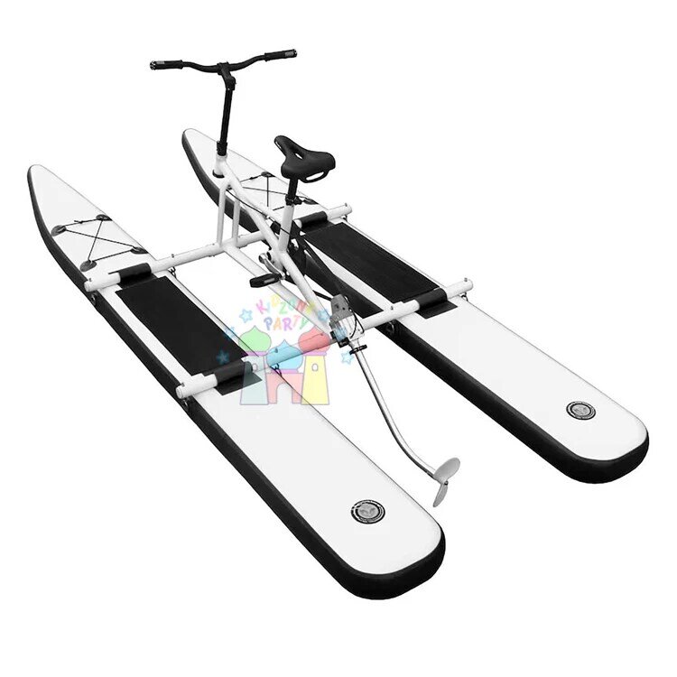 Bicicleta de caiaque soprando ar, Bicicleta de água inflável para lago, Diversão comercial, Esportes marinhos