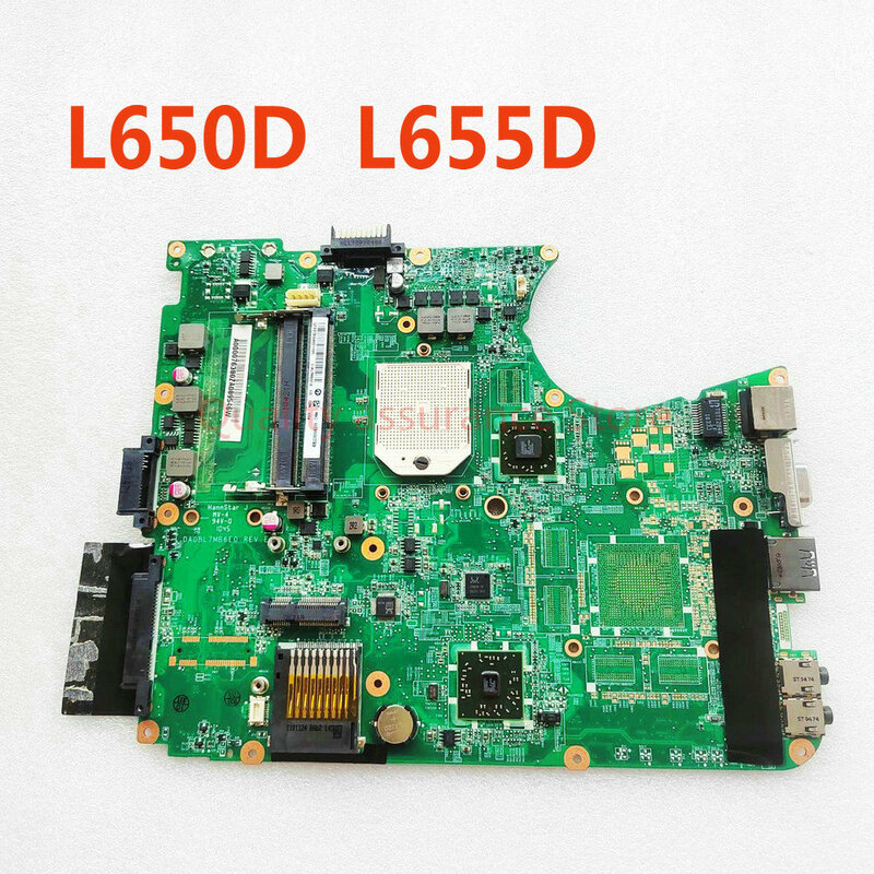 DA0BL7MB6E0 DA0BL7MB6D0-placa base para ordenador portátil Toshiba Satellite L655D-S5145 L655D, A000079130, A000076380, DDR3