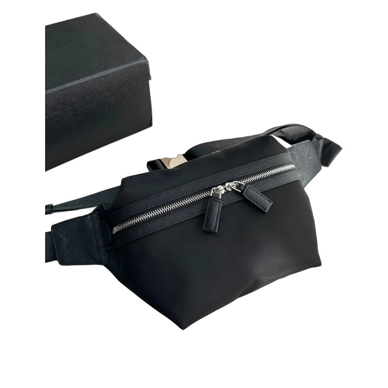 Pack cintura com vários compartimentos para mulheres, nylon, elegante, 2023