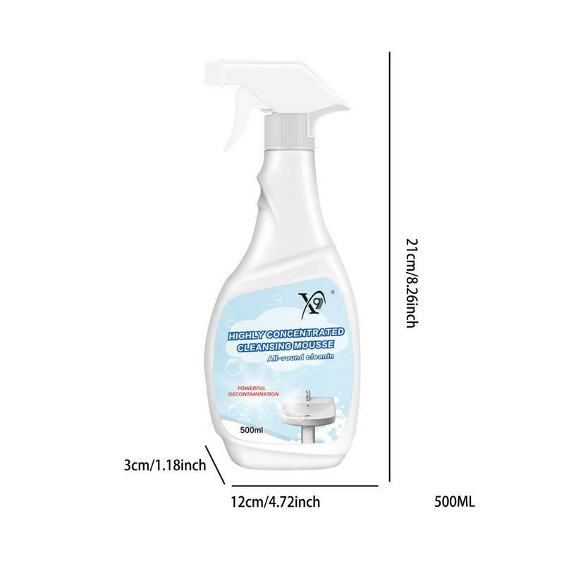 500ml cucina smacchiatore grasso schiuma detergente multiuso olio sporco pulizia bolla Spray per griglie da cucina strumento di lavaggio