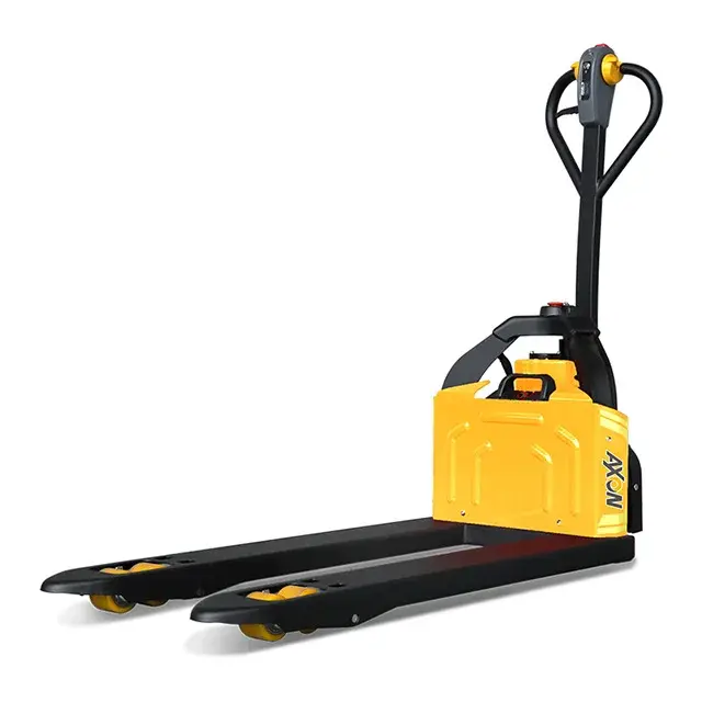 Wholesale AXON Plug Electric Hand Pallet Truck 1.2 Ton Pallet jack With Lithium Battery