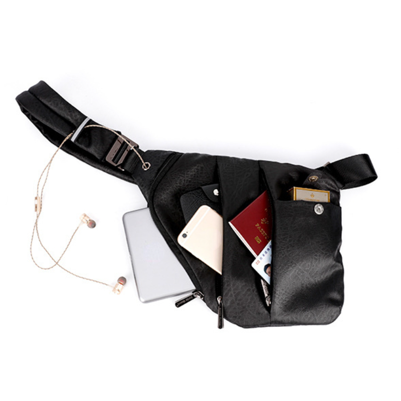 Модная трендовая Мужская нагрудная сумка Chikage, многофункциональная сумка через плечо унисекс, вместительная Водонепроницаемая спортивная сумка через плечо
