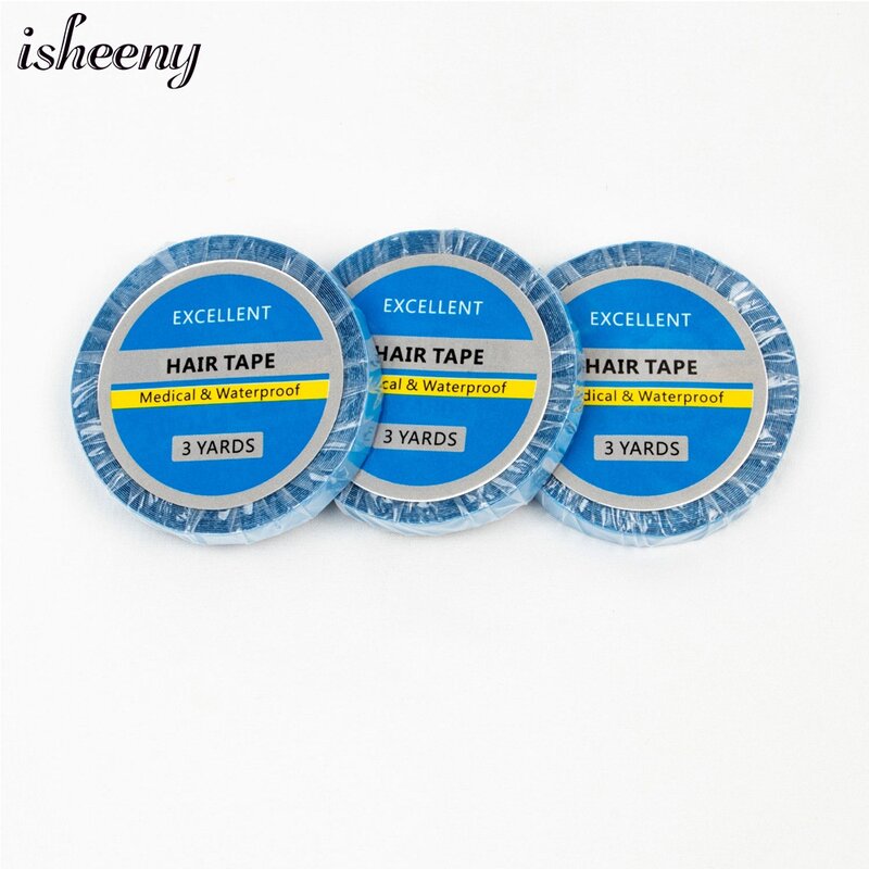 3y Double Sided Hair Extension Tape Adhesive Wig Tape Sticker Glue Strips Waterproof Tape for Wigs Salon Barber Accessories