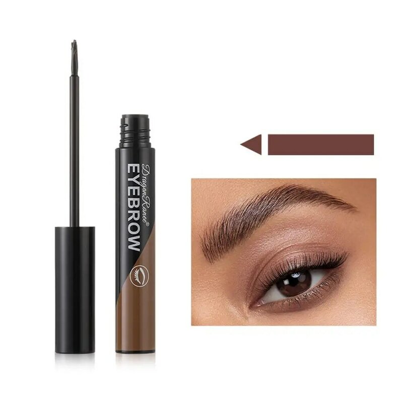 Black Brown Tearing Dye Eyebrow Cream Makeup Sweatproof Off Tint Peel Cosmetics Semi-Permanent Lasting Eyebrow Gel Brow Tat P6B5