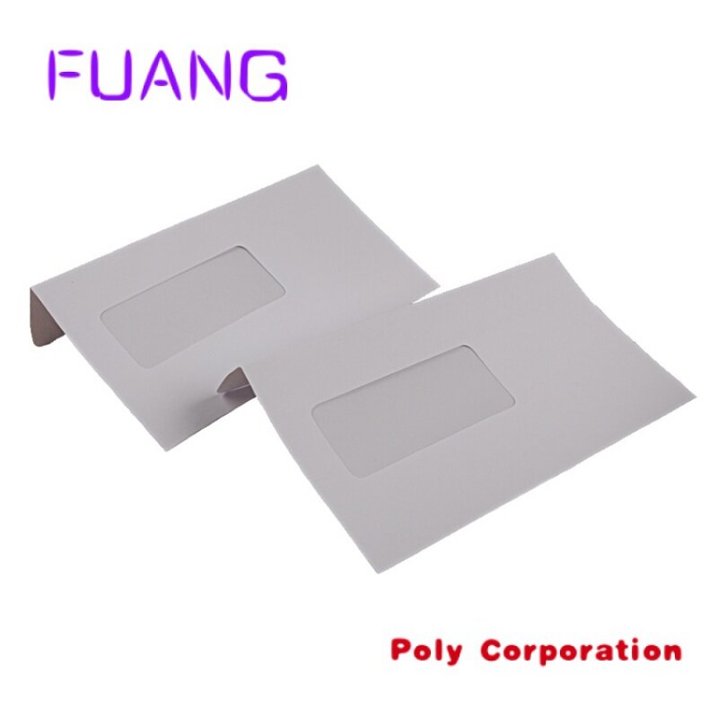 Custom  High Quality Customize Made Paper Business Envelope With PVC Window