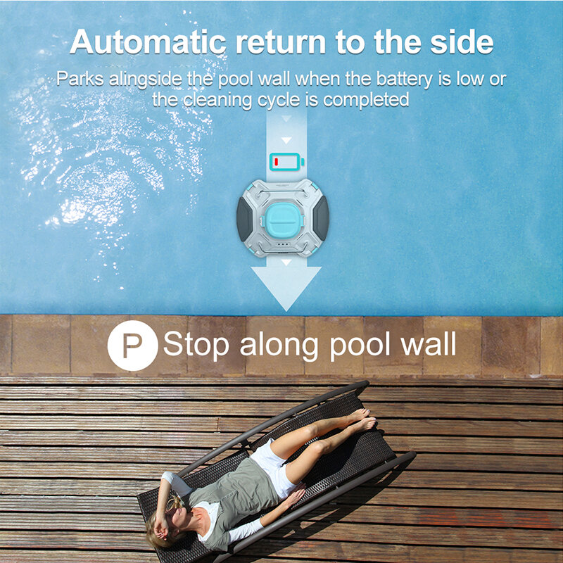 Robot nettoyeur automatique de piscine hors sol OEM rosée, aspirateur