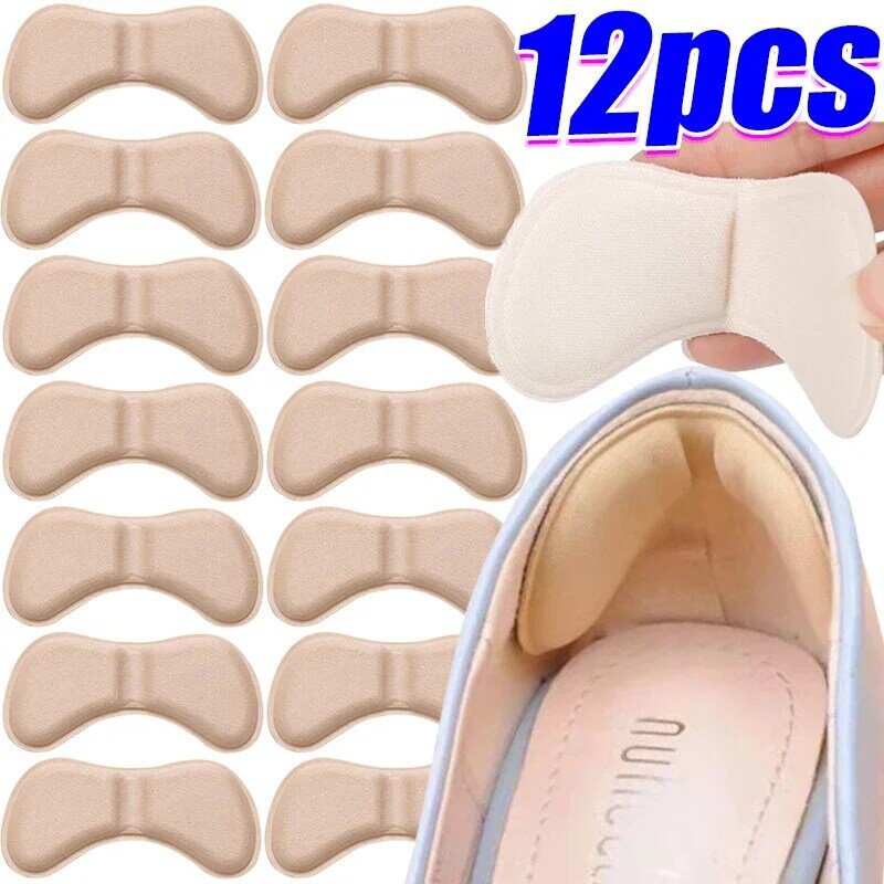 Parche para plantillas de talón, almohadillas de cojín antidesgaste para el cuidado de los pies, pegatina adhesiva para el talón, plantilla de inserción de zapatos, 1 par, 6 pares