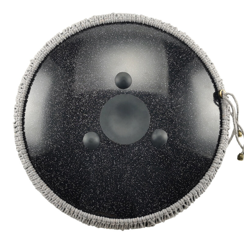 Tambor de lengüeta de acero ASTEMAN, Serie de estrellas, negro estrellado, 14 pulgadas, 15 tonos, tecla C, tambor de lengua de acero de loto