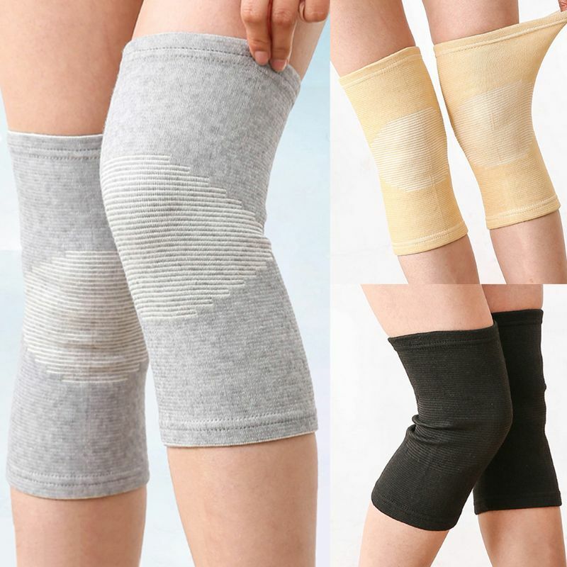 Unisex Knee Support Sleeves Bamboo Charcoal Fabric Sports Compression Warm Brace