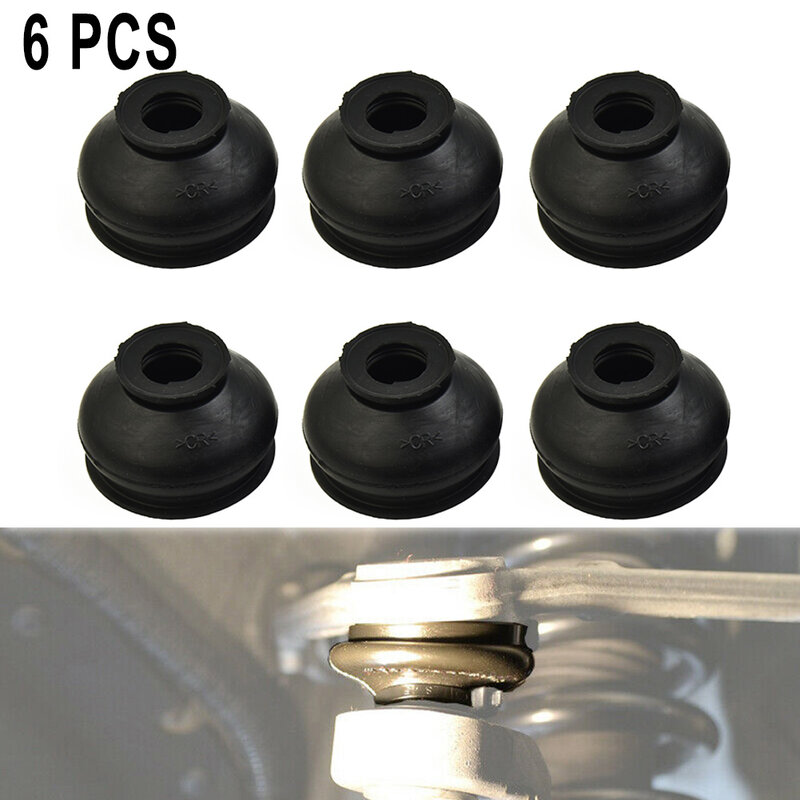6Pcs Soft Rubber Dust Cover For Car Auto Headlight Universal LED Light Seal Cap Auto Accessories Brand New And High Quality
