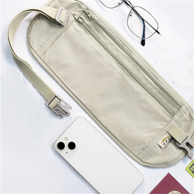 New Arrival Thin Waist Bag Close Fitting Theft prevention Multifuction Passport Invisible Wallet Travel bag
