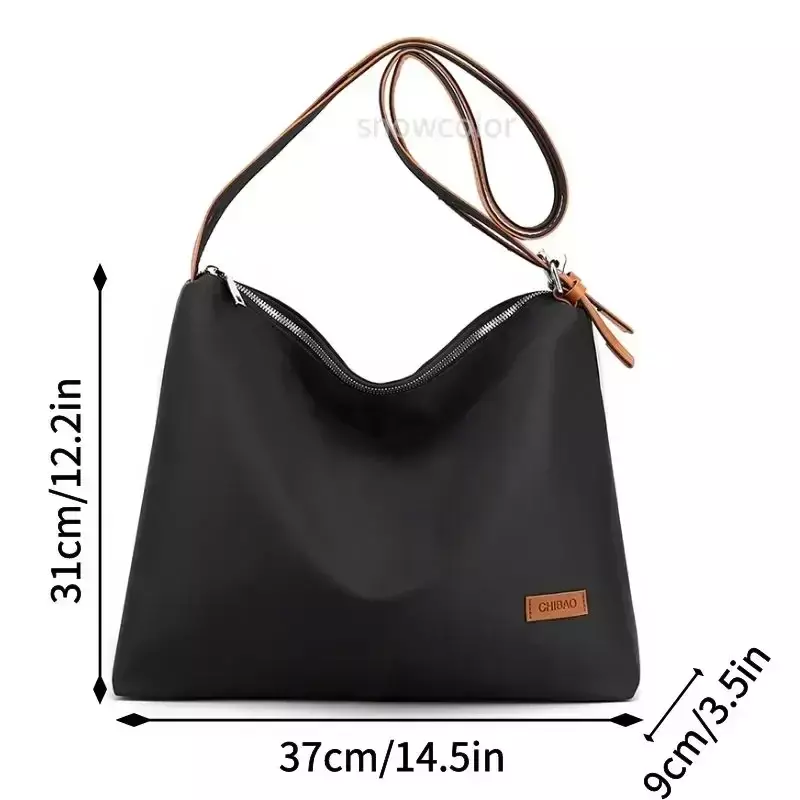 Toub011 Einkaufstasche Handtasche Umhängetasche für Frauen Nylon wasserdicht große Kapazität Shopping Umhängetasche Damen