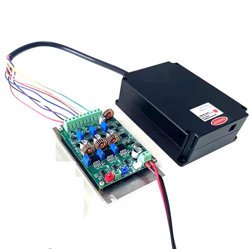 Módulo láser blanco RGB 10W 638nm/2,5 W + 525nm/3W + 445nm/4W, refrigeración TEC