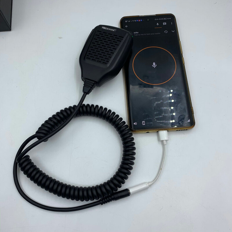 3.5Mm Jack Plug Ptt Handheld En Schouder Luidspreker Microfoon Voor Zello Radio