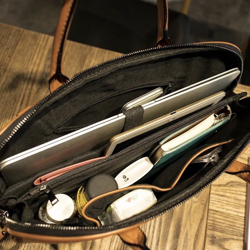 맞춤형 비즈니스 서류 가방 핸드백, 보험 서류 가방, 숄더 대각선 가방, 13 인치, 14/15 인치 노트북 가방에 적합, 새로운 스타일