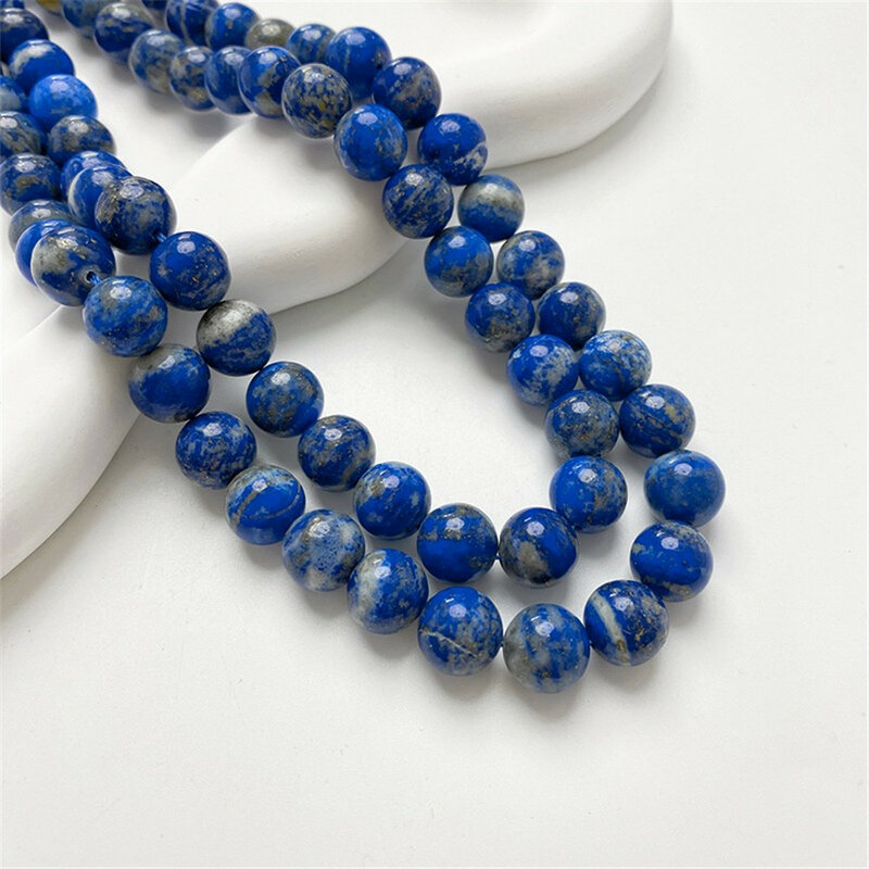 Natural Sea-pattern Phosphor Gray Beads Separated Beads Handmade Diy Bracelet Necklace Jewelry Material Accessories L468