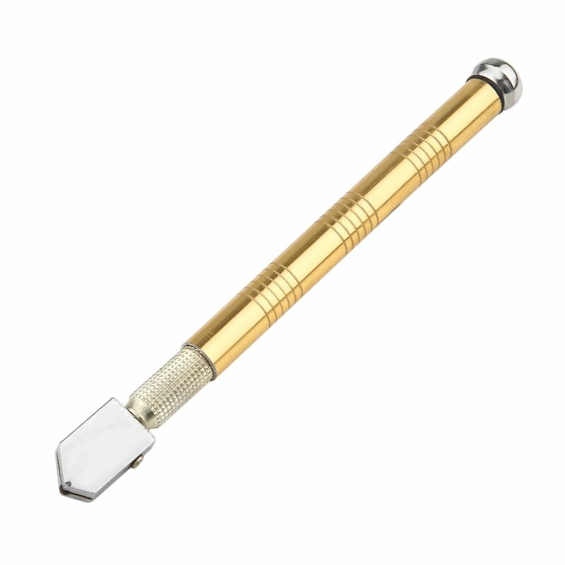 Профессиональная металлическая ручка, стальное стекло, искусственное самосмазывающееся масло, наконечник, резак для стекла, режущий инструмент для глазировки
