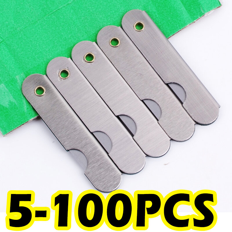 5-100pcs Metal Folding Utility Knife High Quality Cutting Portable Small 10cm Sharp Pencil Art Craft Knife Wholesale Hot Sale