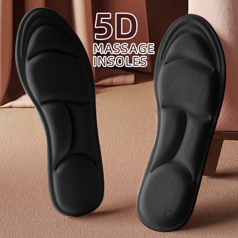 5D Massage Memory Foam Insoles For Shoes Sole Breathable Cushion Sport Running Insoles For Feet Orthopedic Insoles