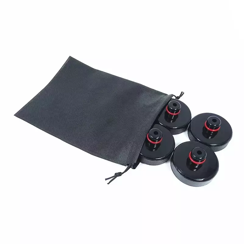 Adaptador de elevación de almohadillas de goma para coche, accesorio de 4 piezas para Tesla Model 3 Y S X, caja de chasis, soporte de punto de elevación, 2016-2024