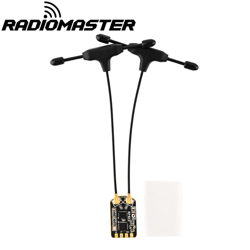 라디오마스터 RP3 장거리 나노 수신기 듀얼 안테나, 5V, 2.4Ghz, 100mw, ExpressLRS, ELRS, 무인 항공기 고정 날개