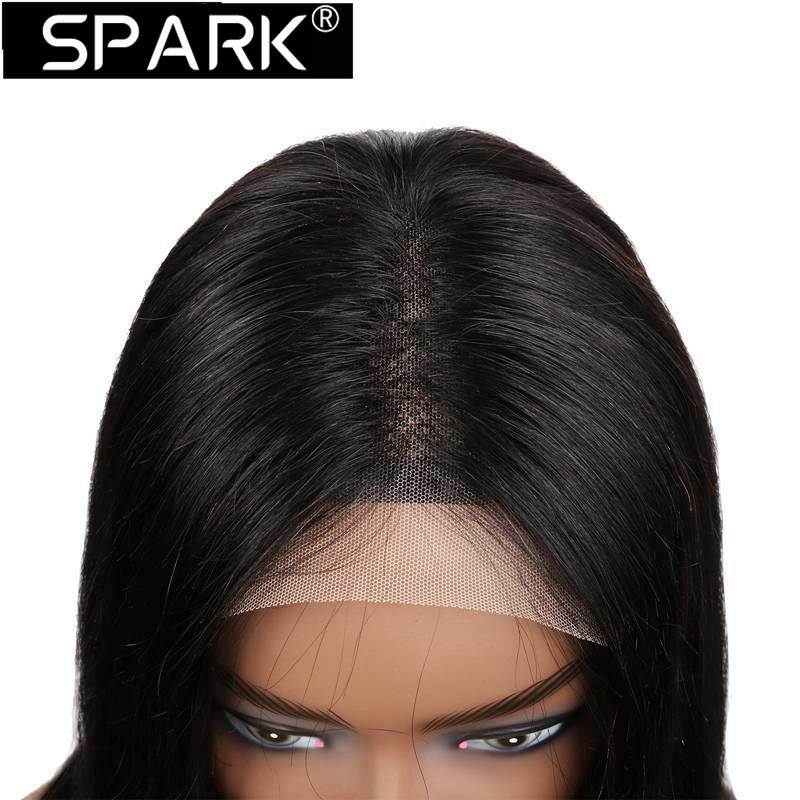 SPARK Glueless Straight Short Bob Wig 4x4/4x6 HD Lace Frontal Bob For Women Brazilian 100% Human Hair PrePlucked  Ready To Wear