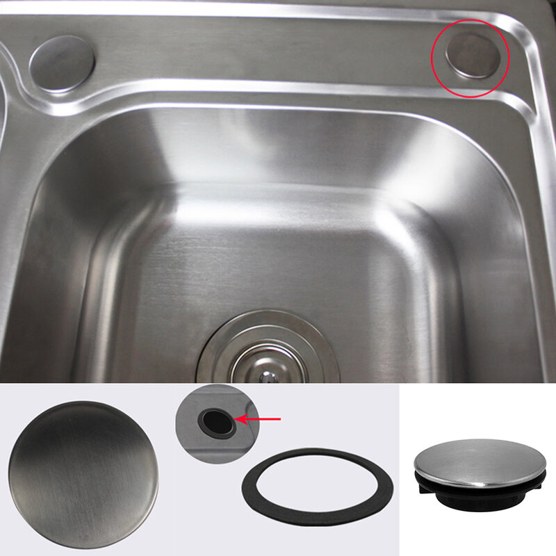 Praktische Sink Tap Hole Cover Duurzaam Sink Water Stopper Cover Sink Stekkers Aanrecht Accessoires