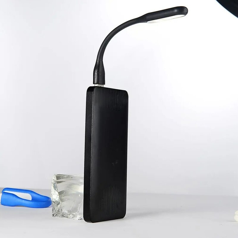 Lampa ledowa USB przenośny komputer PC ochrona oczu notebooka Mini regulowany elastyczny lampka do czytania do pracy w nocy