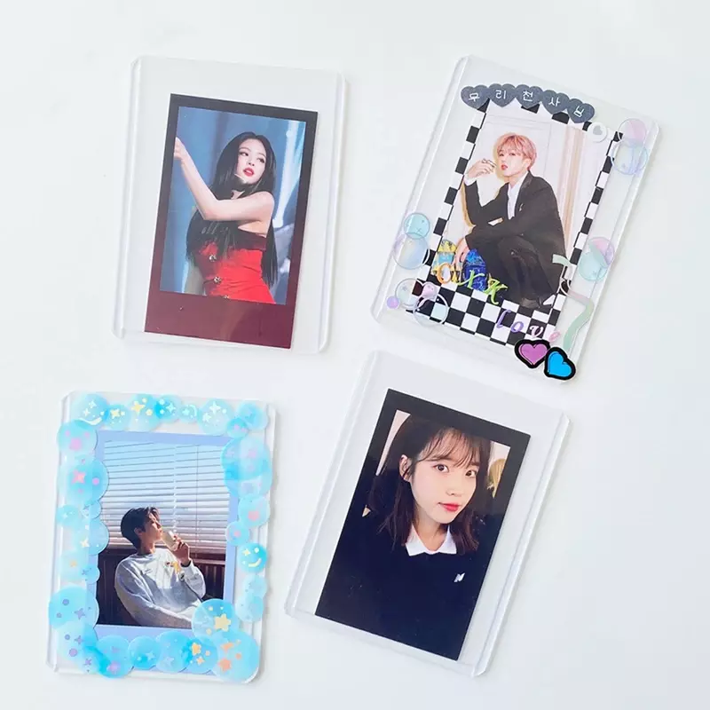 1-50Pcs 35PT Clear Toploader Kpop idol Photocard Sleeve Anti-scratch PVC DIY Gaming Trading Card HD 3X4" Plastic Collect Holder