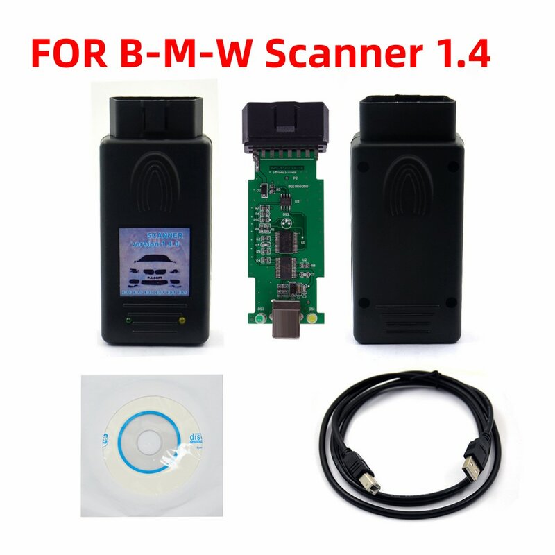 BMW용 진단 스캐너 OBD2 코드 리더, BMW 스캐너 1.4.0, BMW 1.4 USB 2023, 새로운 자동 진단 도구