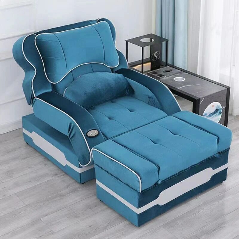 Recliner Knead Pedicure Chairs Electric Manicure Tattoo Latex Pedicure Chairs Beauty Ear Cleaning Piso De Podologia Furniture CC