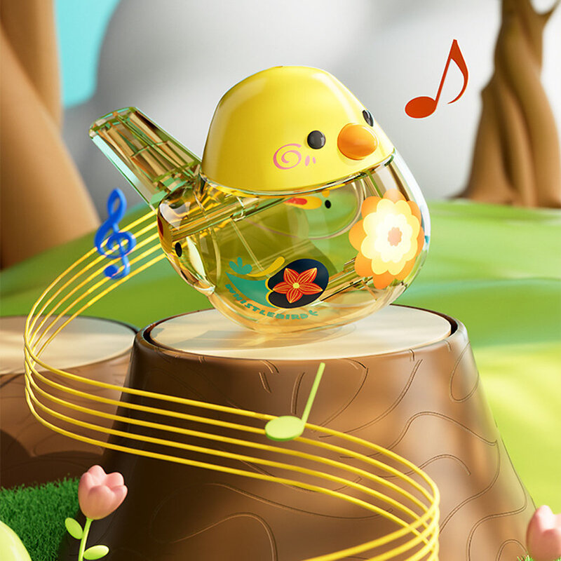 1pc Bird Water Whistle materiale ABS colorato Bird Water Whistle Pipe Bird Pipe giocattolo divertente per bambini compleanni regali accessori