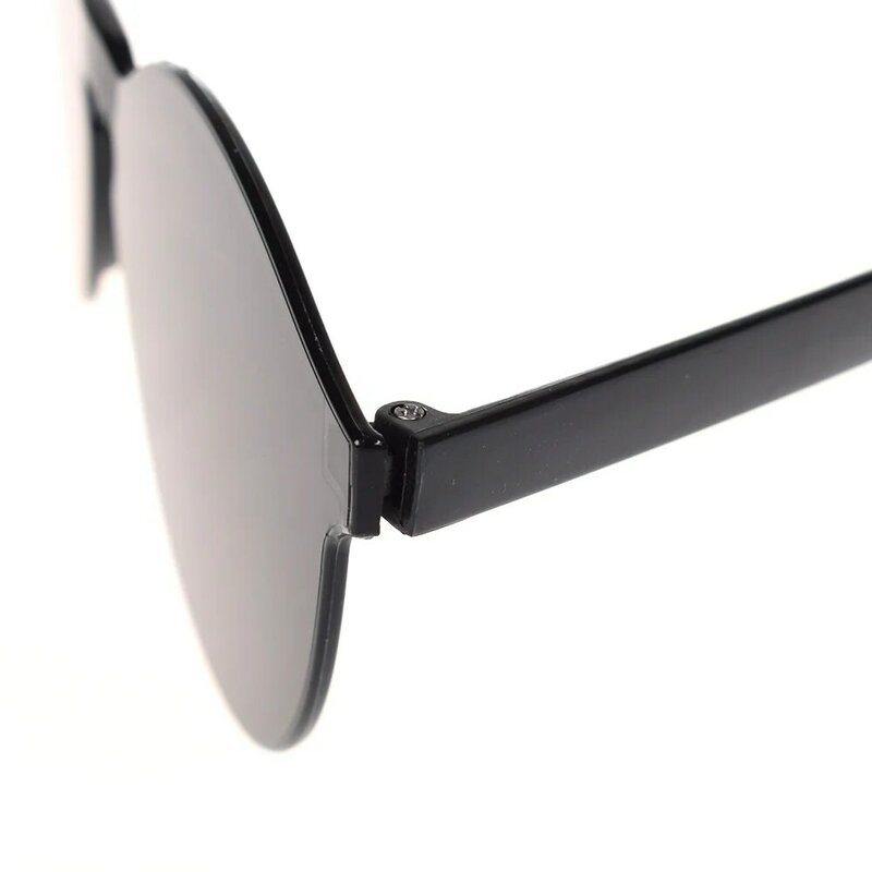نظارة شمسية كبيرة بدون إطار مربعة كبيرة الحجم من KLASSNUM نظارات عصرية شفافة بلون الحلوى نظارة حفلات عتيقة نظارات UV400