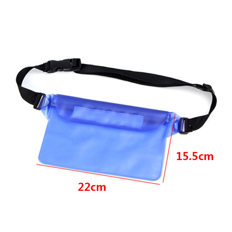 Waterproof swimming bag, skiing drift diving shoulder bag, underwater mobile phone bag, beach boat sports case