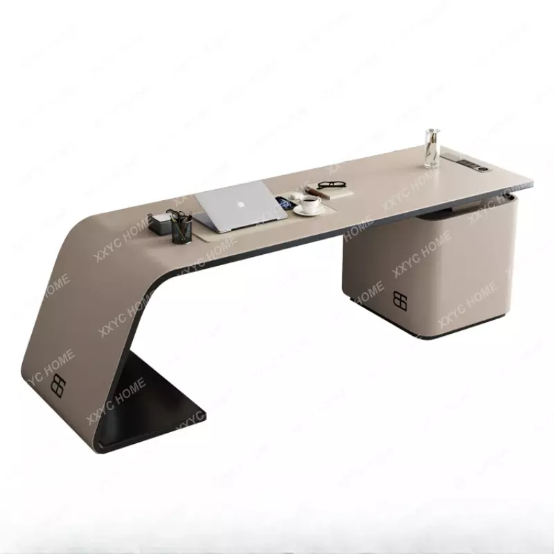Роскошный офисный стол Boss, итальянский дизайн, современные комбинированные офисные столы, офисная мебель для руководителя QF50OD