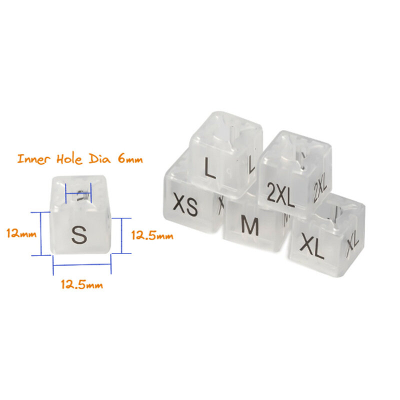 20 pezzi appendiabiti taglia cubi taglia Unisex XS,S,M,L,XL,XXL, pennarello per vestiti